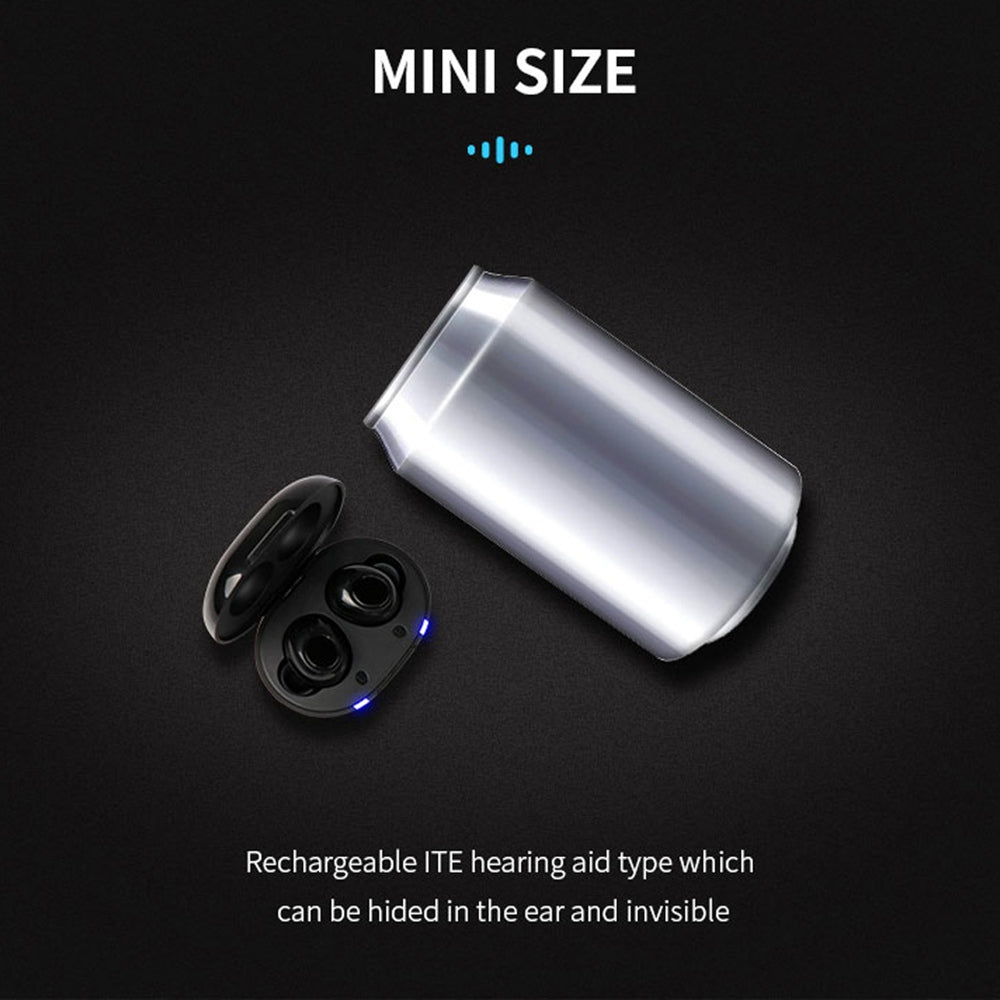 A39 TWS Hearing Aids for Seniors, Rechargeable Noise Cancelling Earbuds Gifts for Elder