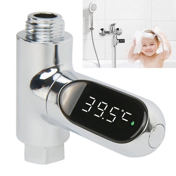 Faucet Shower Thermometer Baby Bath Water Temperature Monitor 360 Degree Rotate Fahrenheit/Celsius Thermometer