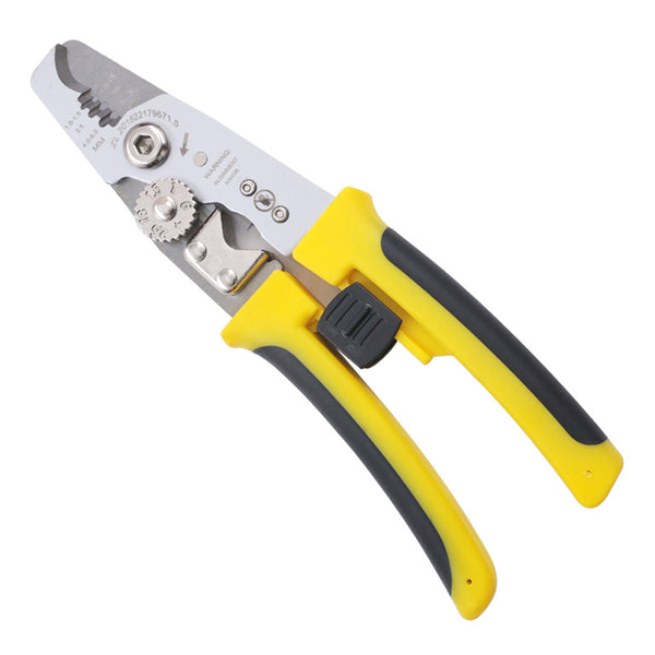 8 Inch Wire Stripper Portable Plier with Adjustable Knob DIY Electrical Wiring Working Tool Cable Cutter