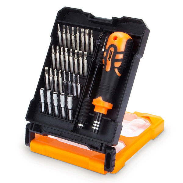 JAKEMY JM-8160 33-in-1 Multifunction Precision Screwdriver Socket Set for Watches, Glass, Combo Tool Bits
