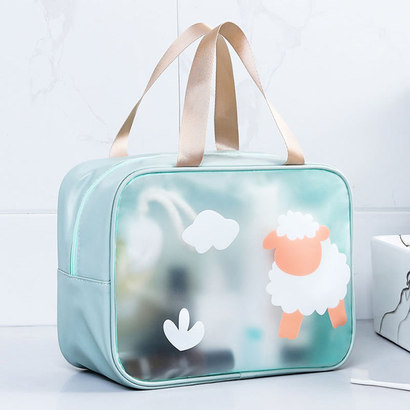 TB-0494 Medium Size Portable Travel Waterproof Zipper Toiletry Bag Fitness Swimming Makeup Storage Bag