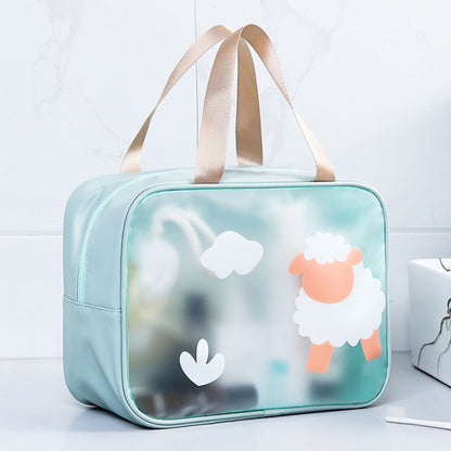 TB-0494 Medium Size Portable Travel Waterproof Zipper Toiletry Bag Fitness Swimming Makeup Storage Bag