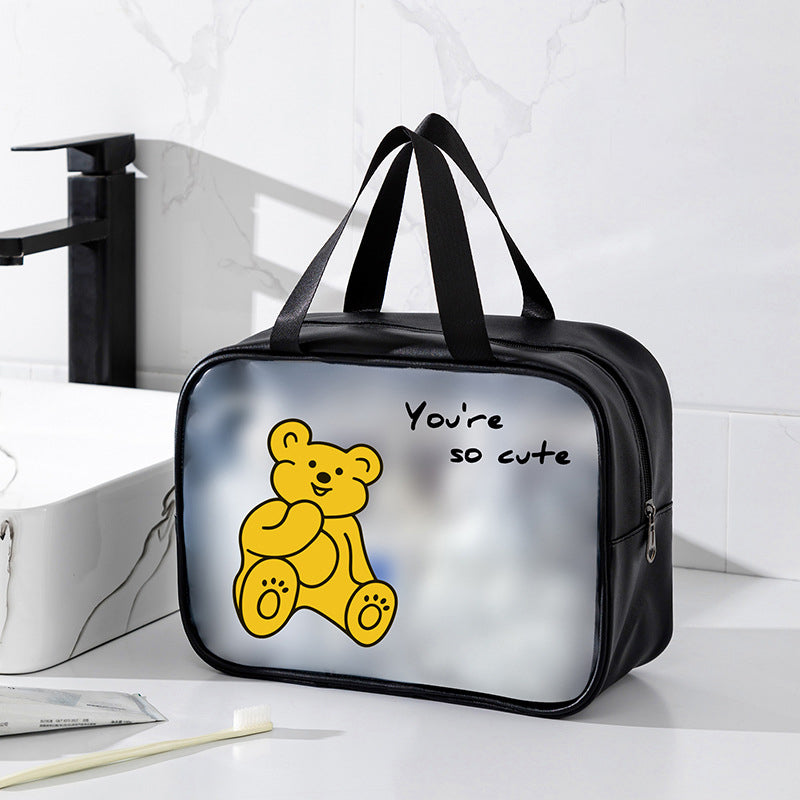 TB-0494 Medium Size Portable Travel Waterproof Zipper Toiletry Bag Fitness Swimming Makeup Storage Bag