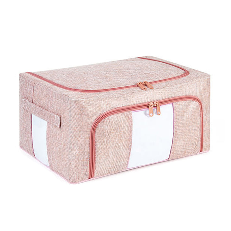 TB-0432 Small Size 21L Dual Opening Summer Clothes T-shirt Storage Bag with Transparent Window