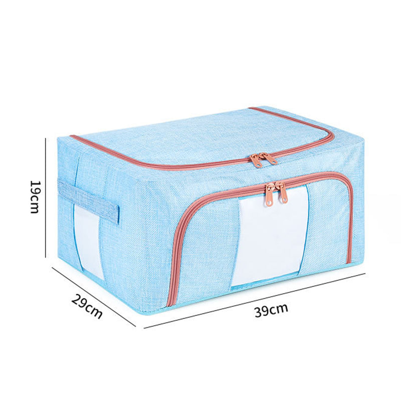 TB-0432 Small Size 21L Dual Opening Summer Clothes T-shirt Storage Bag with Transparent Window
