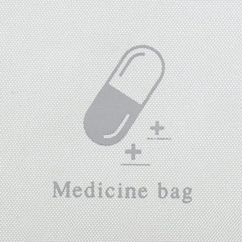 TB-0654 Large Size Travel Emergency Medical Bag Portable Dual Zipper Medicine Storage Handbag