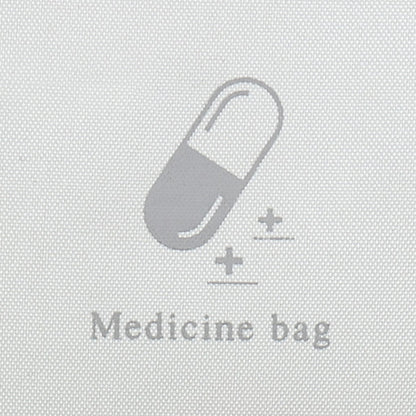 TB-0654 Large Size Travel Emergency Medical Bag Portable Dual Zipper Medicine Storage Handbag