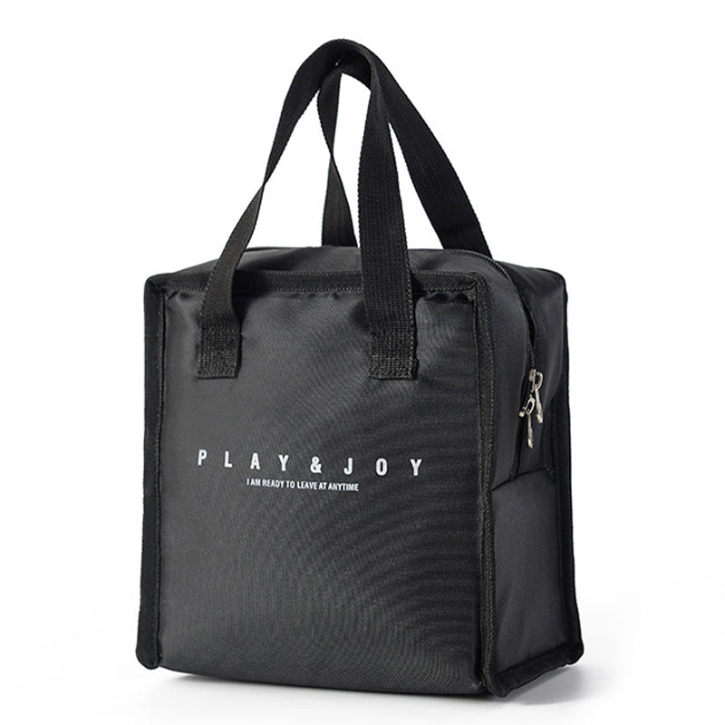 Stylish Insulated Lunch Tote Bag Picnic Office School Bento Zipper Bag