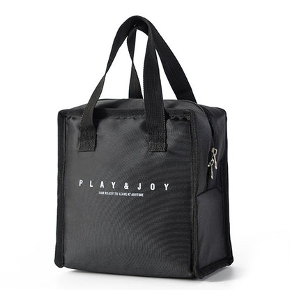 Stylish Insulated Lunch Tote Bag Picnic Office School Bento Zipper Bag