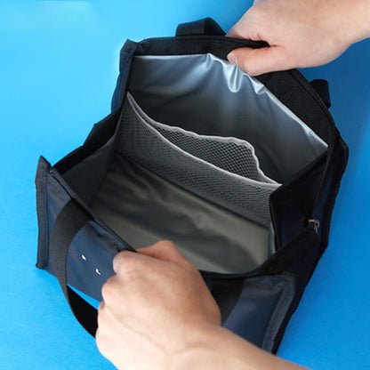 Stylish Insulated Lunch Tote Bag Picnic Office School Bento Zipper Bag