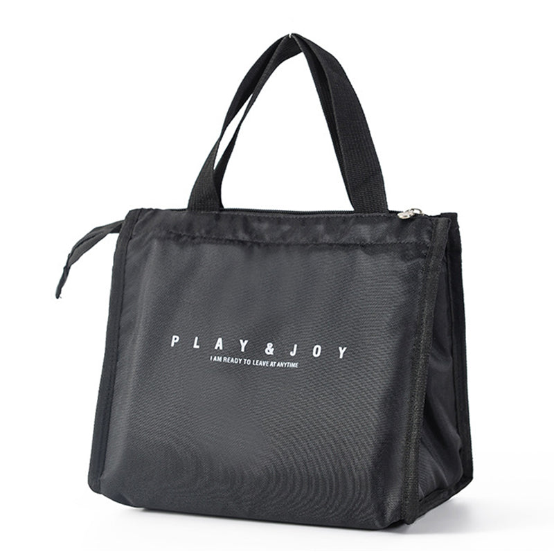 Stylish Insulated Lunch Tote Bag Picnic Office School Bento Zipper Bag