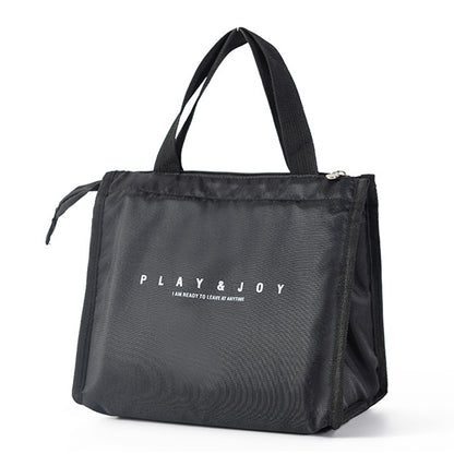 Stylish Insulated Lunch Tote Bag Picnic Office School Bento Zipper Bag