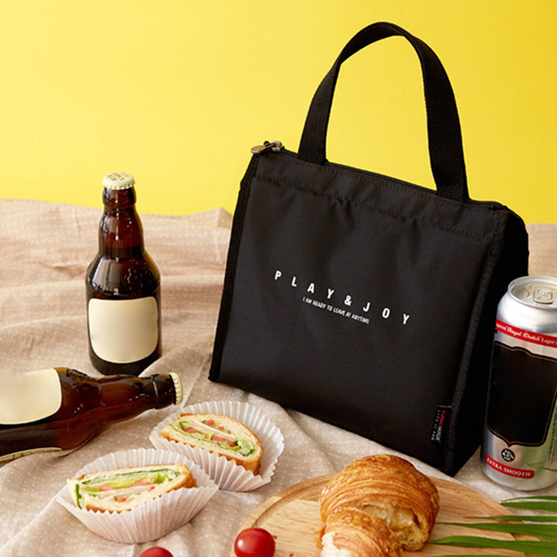 Stylish Insulated Lunch Tote Bag Picnic Office School Bento Zipper Bag
