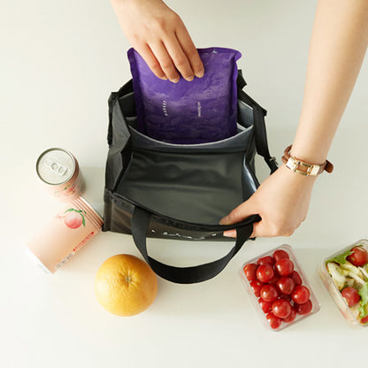 Stylish Insulated Lunch Tote Bag Picnic Office School Bento Zipper Bag