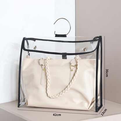 TB-0395 Large Women's Bag Clear Waterproof PVC Hand Bag Multi-use Storage Bag for Home, Size: XL
