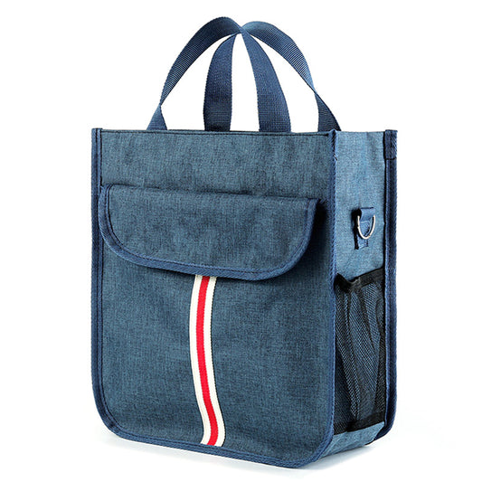 TB-0517 Multifunction Student School Bag Document Briefcase Handbag Backpack Shoulders Bag