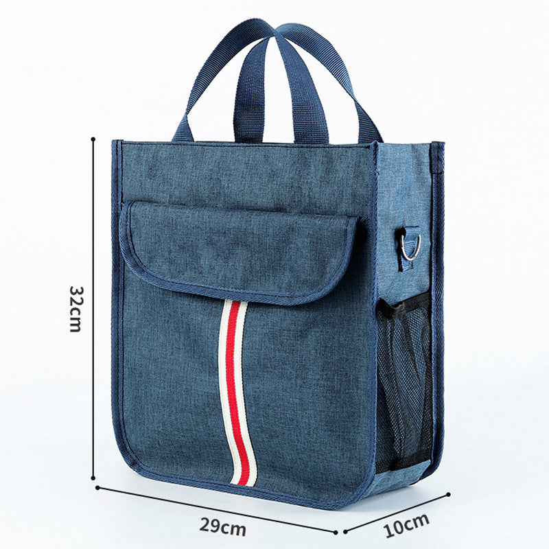 TB-0517 Multifunction Student School Bag Document Briefcase Handbag Backpack Shoulders Bag