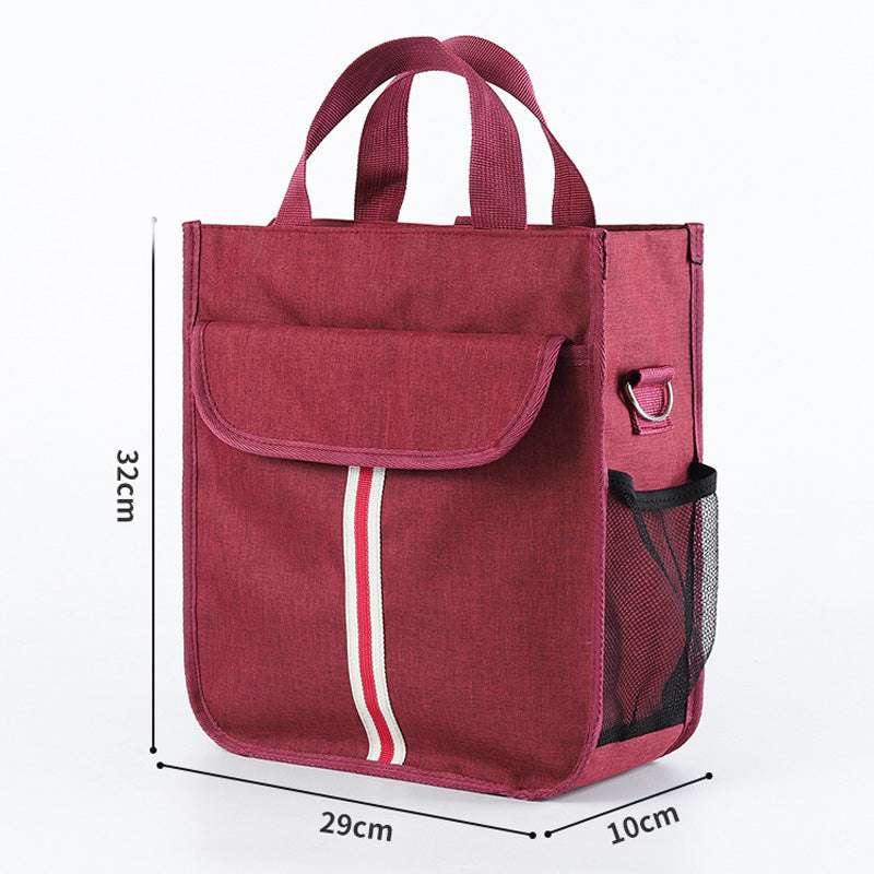 TB-0517 Multifunction Student School Bag Document Briefcase Handbag Backpack Shoulders Bag
