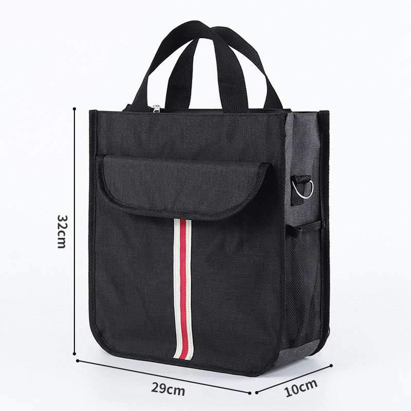 TB-0517 Multifunction Student School Bag Document Briefcase Handbag Backpack Shoulders Bag