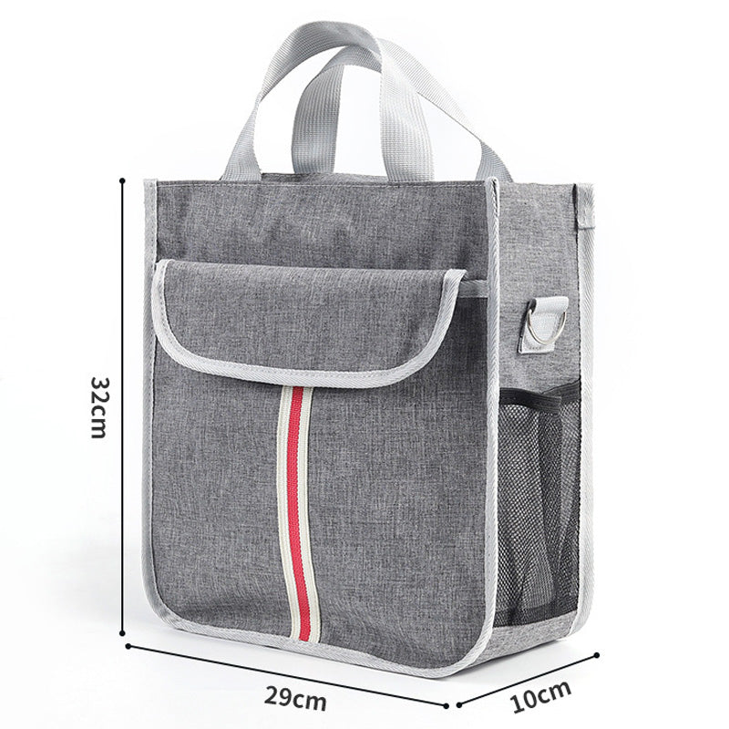 TB-0517 Multifunction Student School Bag Document Briefcase Handbag Backpack Shoulders Bag