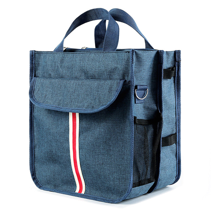 TB-0517 Large School Bag Student Bag College Teacher Briefcase Handbag Shoulders Bag (Dual-layer Design)