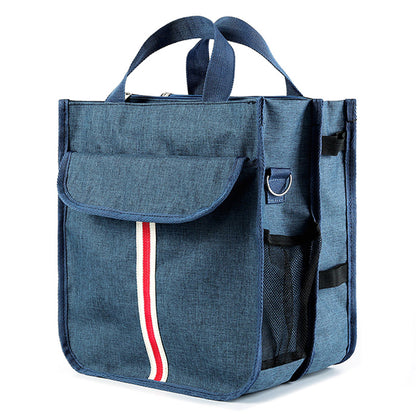 TB-0517 Large School Bag Student Bag College Teacher Briefcase Handbag Shoulders Bag (Dual-layer Design)