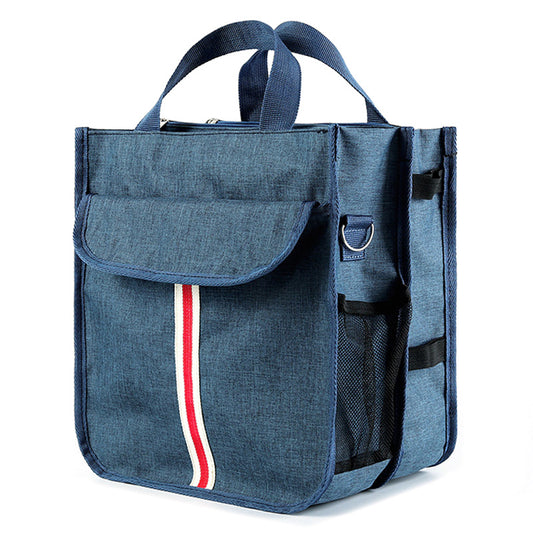TB-0517 Large School Bag Student Bag College Teacher Briefcase Handbag Shoulders Bag (Dual-layer Design)