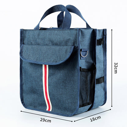 TB-0517 Large School Bag Student Bag College Teacher Briefcase Handbag Shoulders Bag (Dual-layer Design)