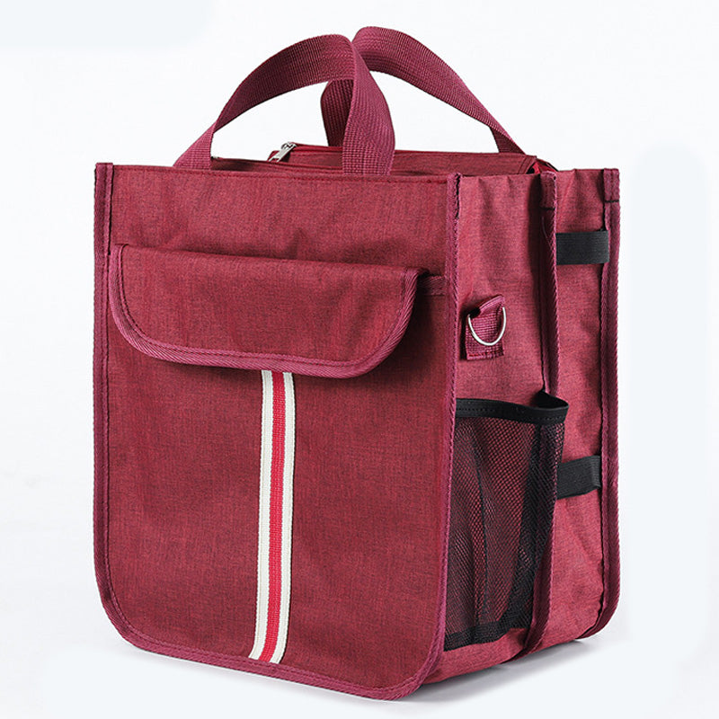 TB-0517 Large School Bag Student Bag College Teacher Briefcase Handbag Shoulders Bag (Dual-layer Design)