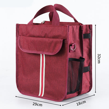 TB-0517 Large School Bag Student Bag College Teacher Briefcase Handbag Shoulders Bag (Dual-layer Design)