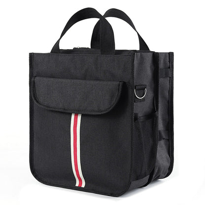 TB-0517 Large School Bag Student Bag College Teacher Briefcase Handbag Shoulders Bag (Dual-layer Design)