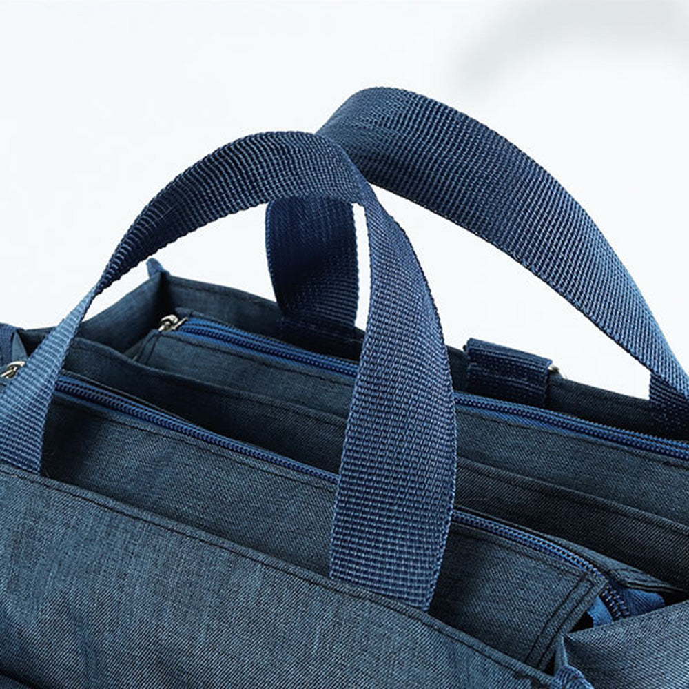 TB-0517 Large School Bag Student Bag College Teacher Briefcase Handbag Shoulders Bag (Dual-layer Design)