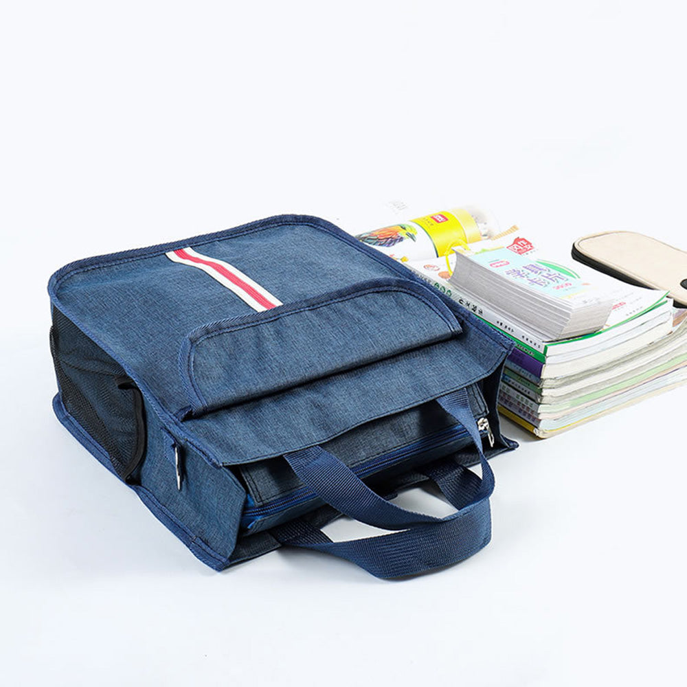 TB-0517 Large School Bag Student Bag College Teacher Briefcase Handbag Shoulders Bag (Dual-layer Design)