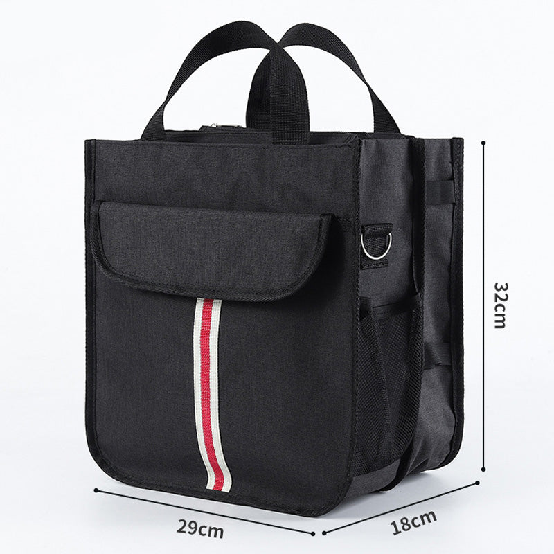 TB-0517 Large School Bag Student Bag College Teacher Briefcase Handbag Shoulders Bag (Dual-layer Design)