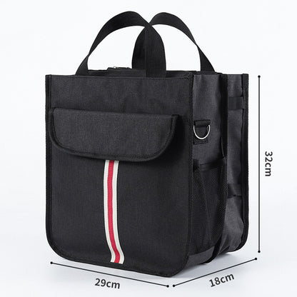 TB-0517 Large School Bag Student Bag College Teacher Briefcase Handbag Shoulders Bag (Dual-layer Design)