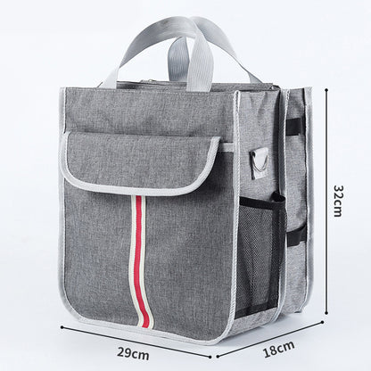 TB-0517 Large School Bag Student Bag College Teacher Briefcase Handbag Shoulders Bag (Dual-layer Design)