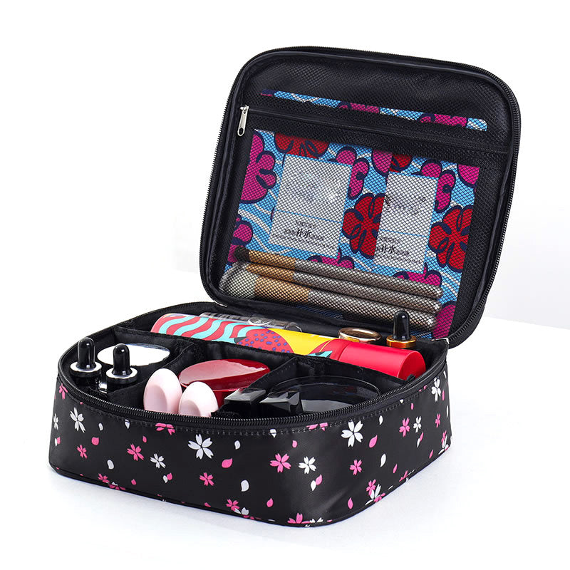 TB-0074 3.6L Travel Tote Makeup Bag Oxford Cloth Cosmetic Bag Toiletry Organizer Case