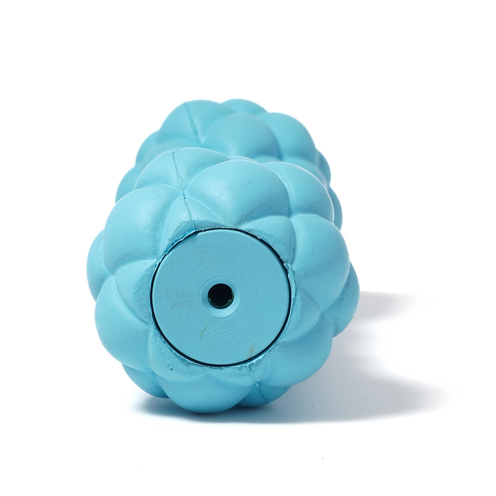 Natural Rubber Dumbbell Shape Pet Bite Playing Toy Squeaky Dog Teeth Cleaning Chewing Toy