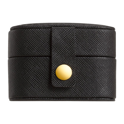 sp01244 Travel Jewelry Box Storage Organizer Square PU Leather Small Jewelry Case for Rings Earrings
