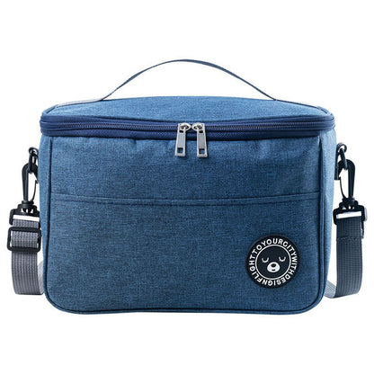 TB-0401 Fashionable Lunch Bag Handbag Thermal Insulated Cooler Lunch Tote Box with Shoulder Strap, Size: M