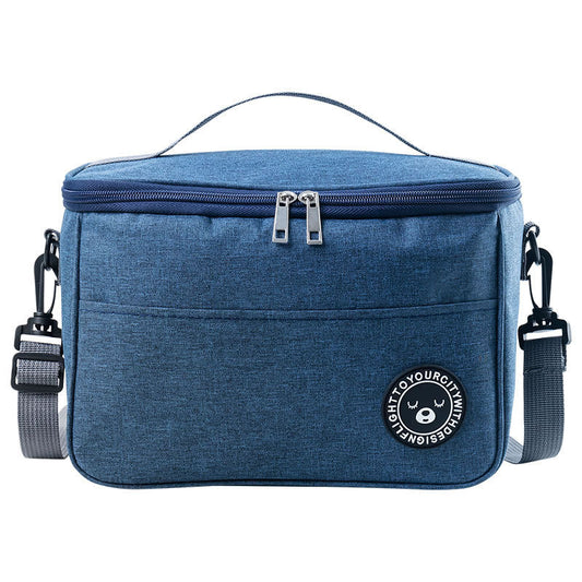 TB-0401 Fashionable Lunch Bag Handbag Thermal Insulated Cooler Lunch Tote Box with Shoulder Strap, Size: M