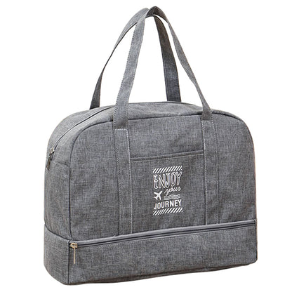 TB-0597 Small Size Portable Swimming Travel Clothes Cosmetics Storage Bag with Shoe Pocket and PVC Waterproof Pouch