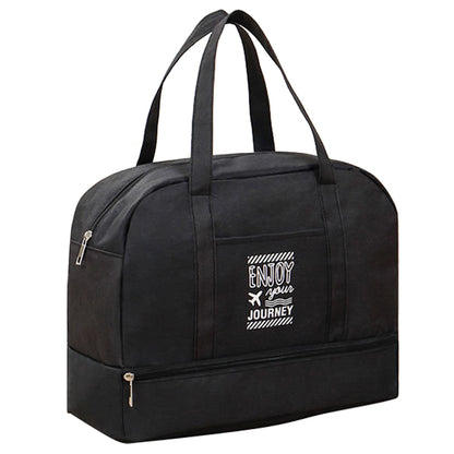 TB-0597 Small Size Portable Swimming Travel Clothes Cosmetics Storage Bag with Shoe Pocket and PVC Waterproof Pouch