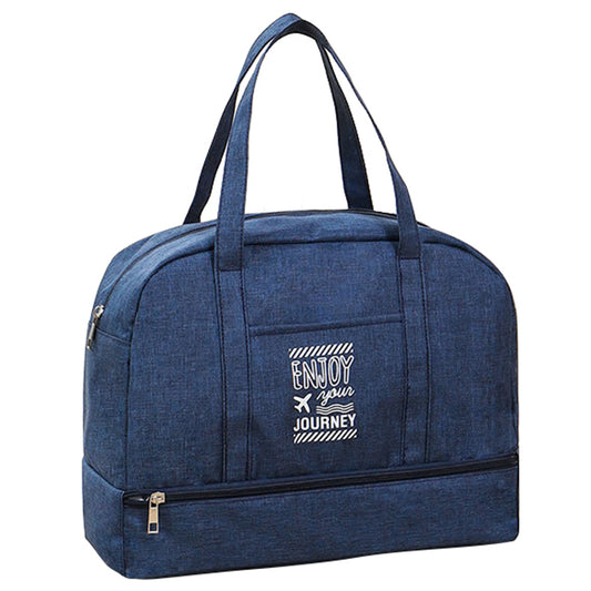 TB-0597 Small Size Portable Swimming Travel Clothes Cosmetics Storage Bag with Shoe Pocket and PVC Waterproof Pouch
