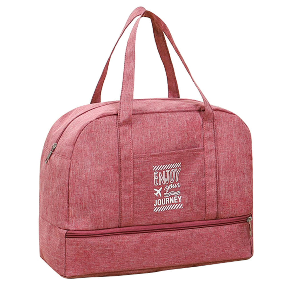 TB-0597 Small Size Portable Swimming Travel Clothes Cosmetics Storage Bag with Shoe Pocket and PVC Waterproof Pouch