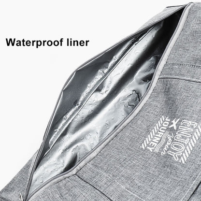 TB-0597 Large Size Portable Travel Handbag Clothes Shoes Cosmetics Storage Bag with PVC Waterproof Pouch