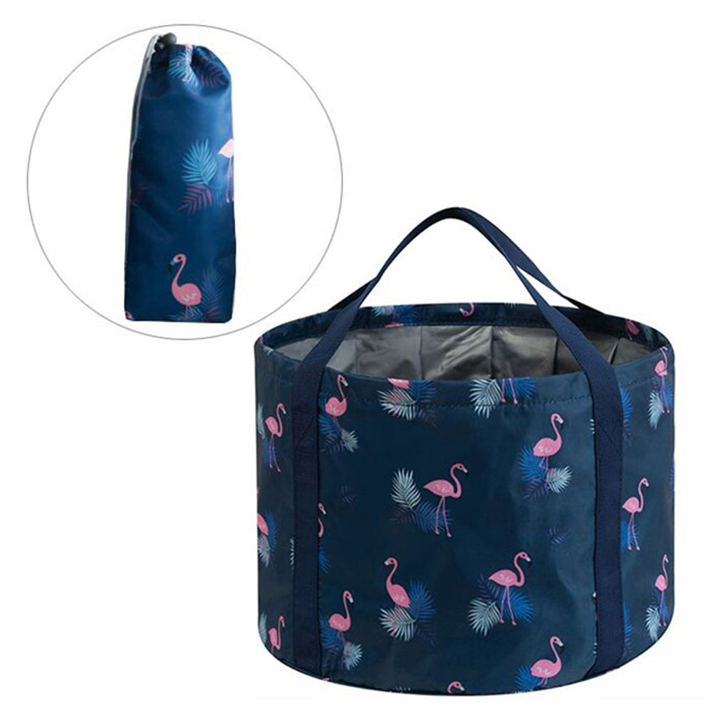 Large Size Portable Folding Travel Face Washing Water Bucket Waterproof Camping Hiking Water Holder Basin