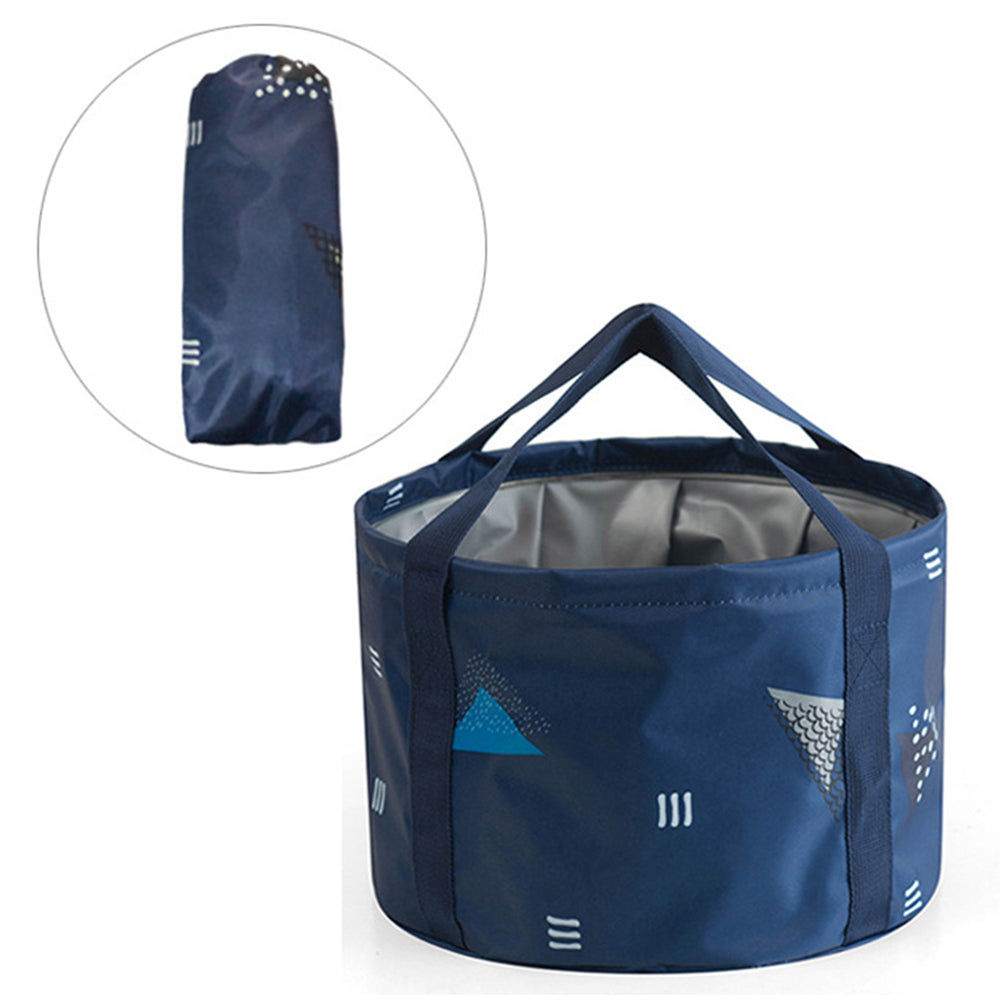 Large Size Portable Folding Travel Face Washing Water Bucket Waterproof Camping Hiking Water Holder Basin