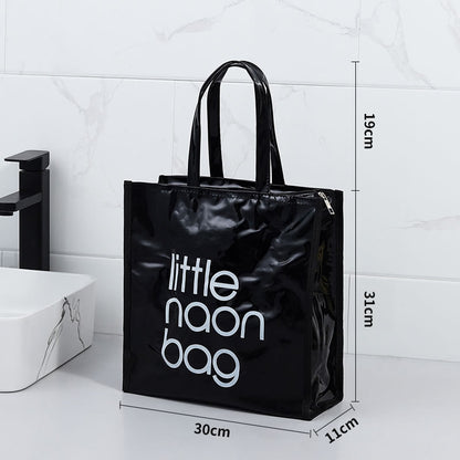 TB-0555 PVC Waterproof Translucent Large Capacity Wash Bag Hand Bag Storage Bag