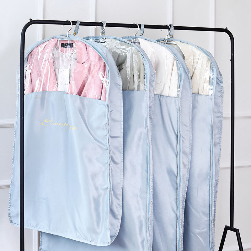 TB-0500 150x58x9 Extra Large Size Clothes Hanging Dustproof Moisture-proof Cover Home Clothes Protective Storage Bag